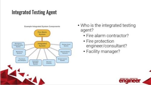 This Consulting-Specifying Engineer webcast discusses fire and life safety integrated systems testing. Courtesy: CFE Media and Technology